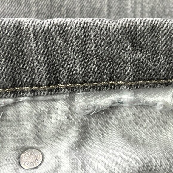 Levis 511 Jeans Mens 32 X 30 Gray Denim Slim Straight * - Picture 5 of 9